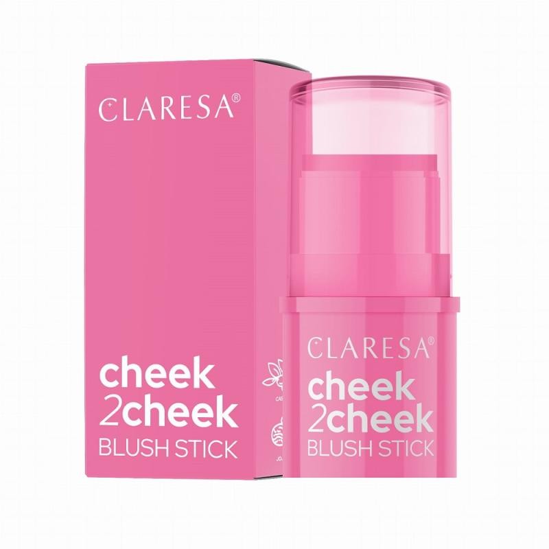Claresa cheek 2 cheek blush stick 01 rosa caramello 5,5 g