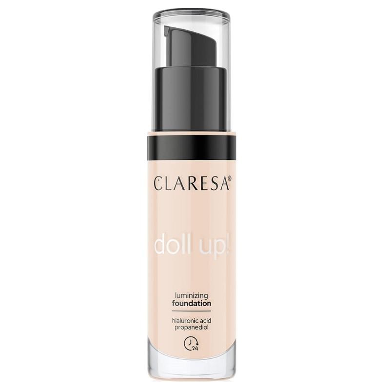 Claresa fondotinta illuminante viso doll up 03 light medium 34g