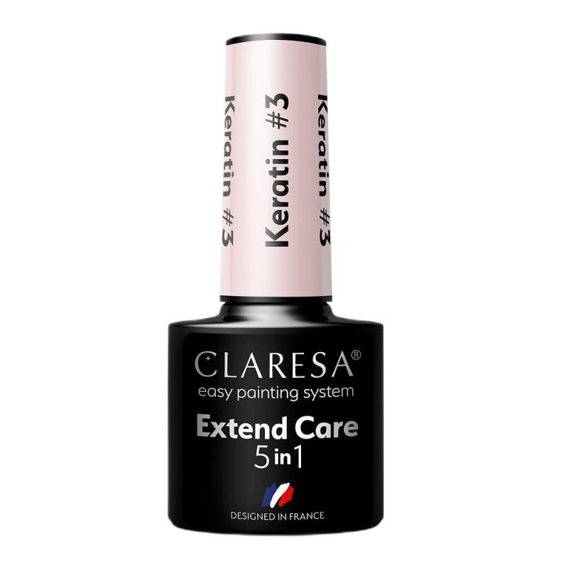 Claresa extend care 5in1 base coat alla cheratina per smalto ibrido 3,5 g