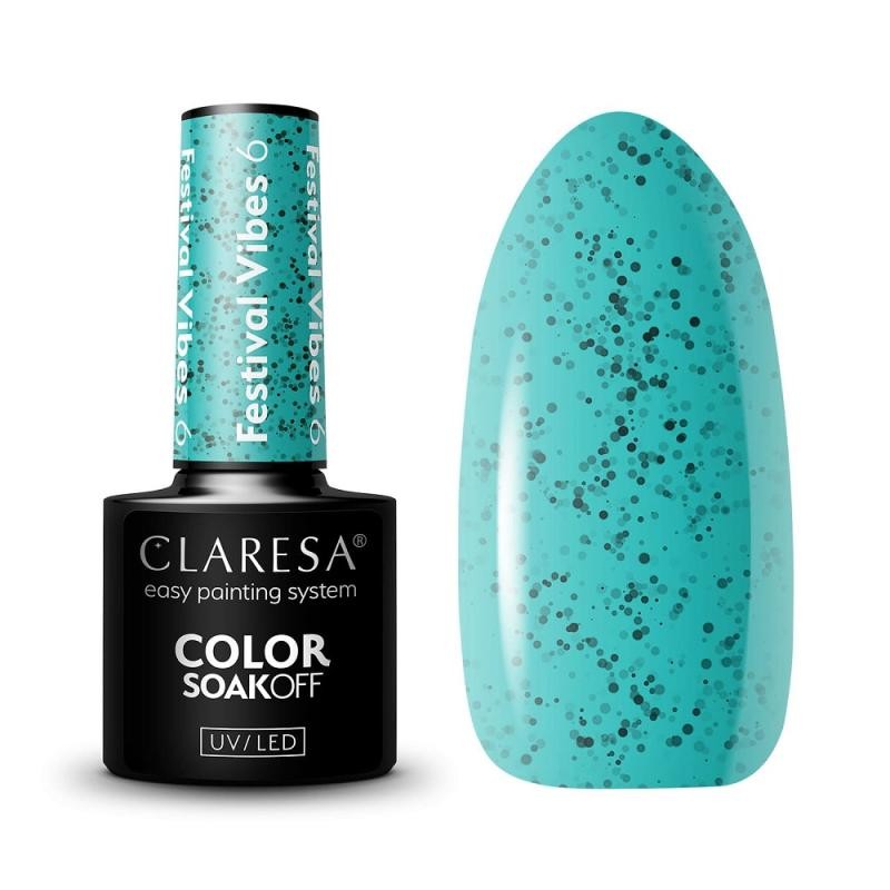 Claresa smalto ibrido soak off uv/led festival vibes 006 5 g