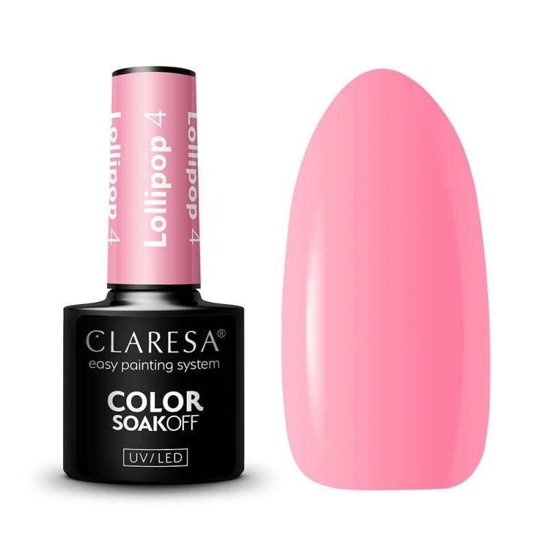 Claresa smalto ibrido soak off uv/led lollipop 04 5g