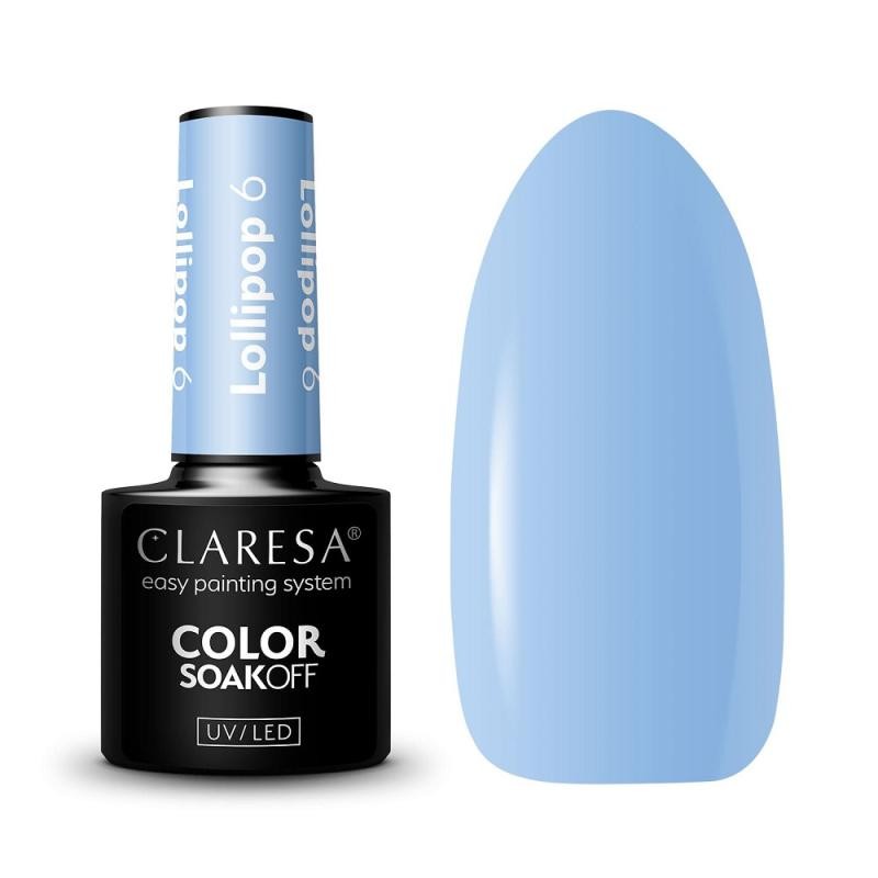 Claresa smalto ibrido soak off uv/led lollipop 06 5g