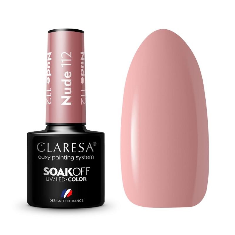 Claresa smalto ibrido soak off uv/led nude 112 5g