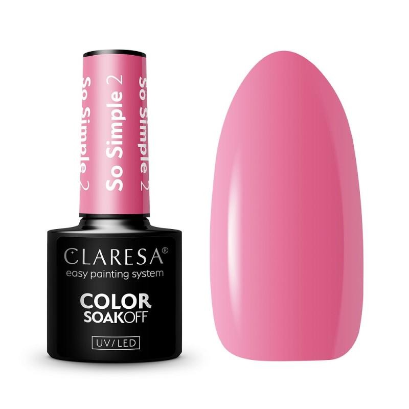 Claresa smalto ibrido soak off uv/led 2 so simple 5g
