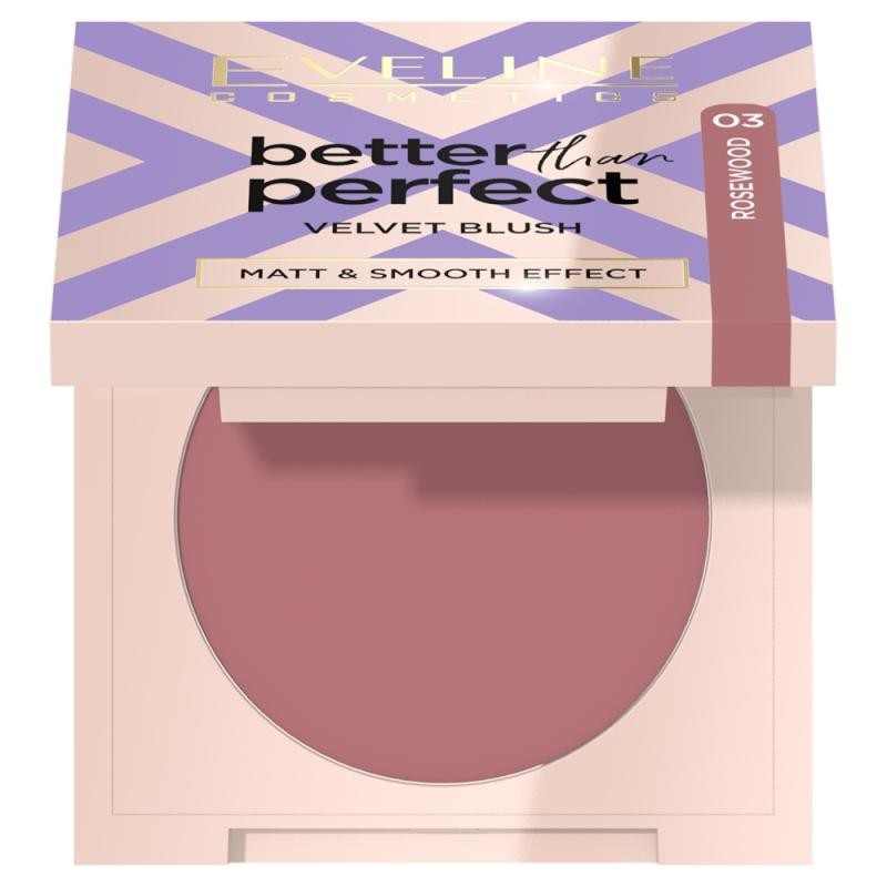 Eveline fard compatto better than perfect velvet blush 03