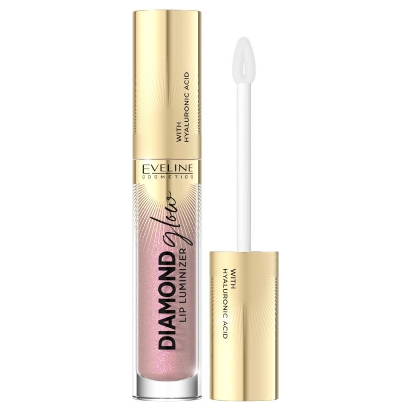 Eveline lucidalabbra diamond glow lip luminizer con acido ialuronico 08 4ml