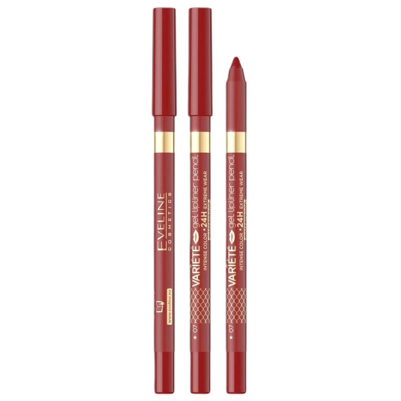 Eveline variete gel eyeliner rosso classico
