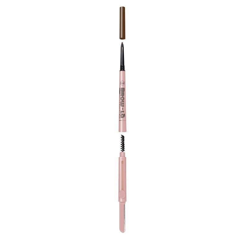 J.cat beauty brow-la 3 in 1 mapping & shaping brow pencil matita per sopracciglia 3 in 1 102 warm caramel 0,08 g