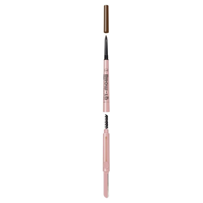 J.cat beauty brow-la 3 in 1 matita per sopracciglia modellante e mappante 3 in 1 103 marrone freddo medio 0,08 g