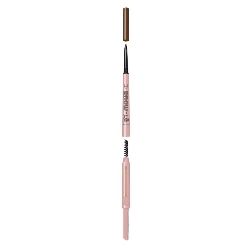 J.cat beauty brow-la 3 in 1 mapping & shaping brow pencil matita per sopracciglia 3 in 1 104 marrone intenso 0,08 g