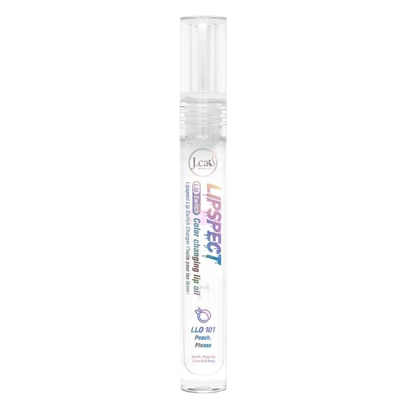 J.cat beauty lipspect lip switch olio per labbra che cambia colore lipspect 101 pesca, please 3,5 ml
