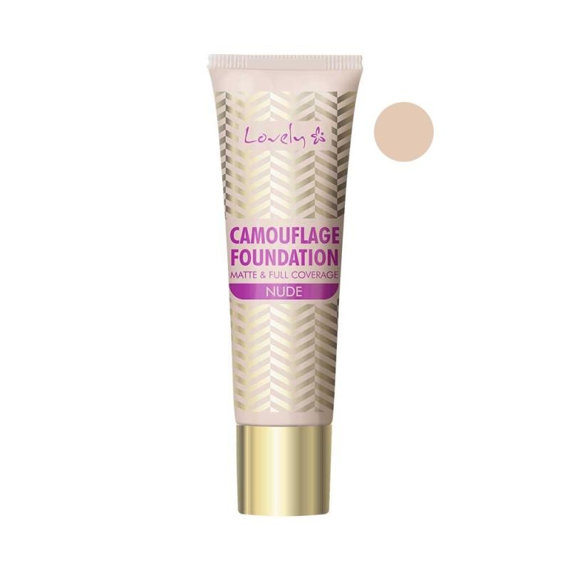 Lovely fondotinta camouflage opaco e coprente 2 nude 25g
