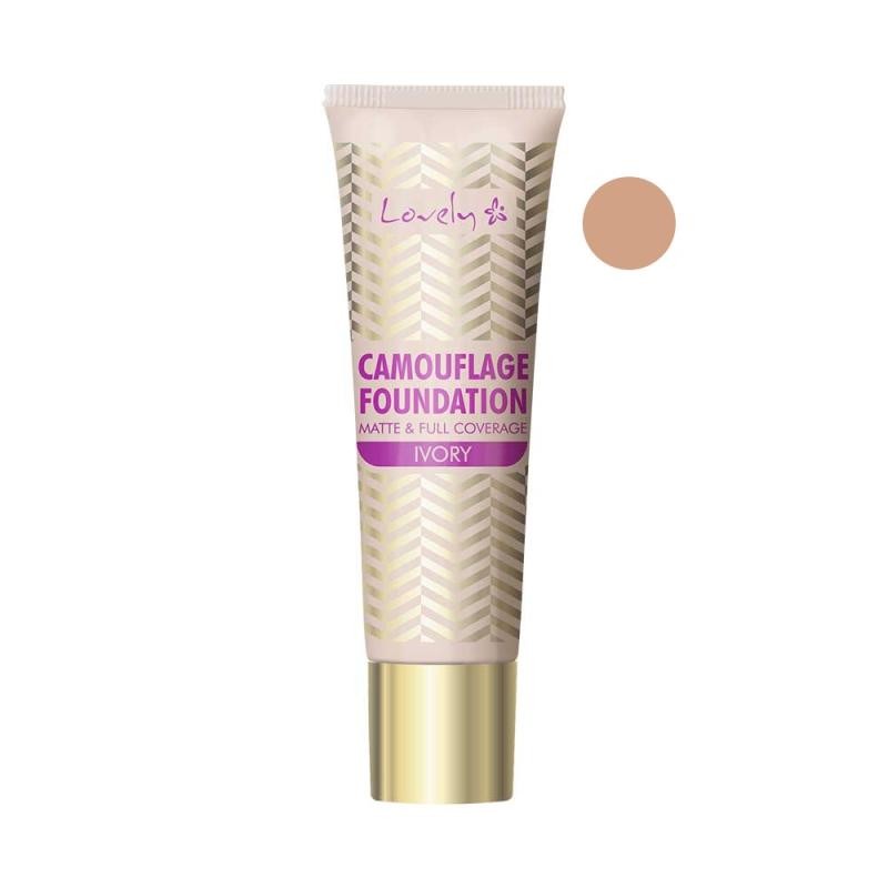 Lovely fondotinta camouflage opaco e coprente 3 avorio 25g