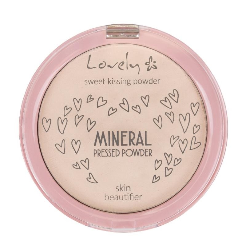 Lovely cipria minerale compatta trasparente fissante viso minerale fortemente opacizzante 10 g