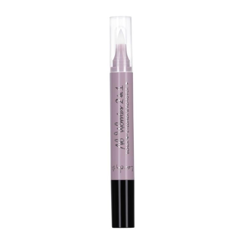 Lovely no worries 2in1 eyeliner & remover eyeliner bifacciale per occhi nero