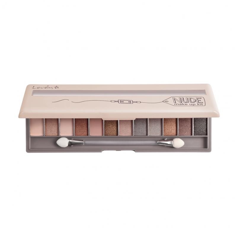 Lovely kit trucco nude, palette di ombretti da 13 g