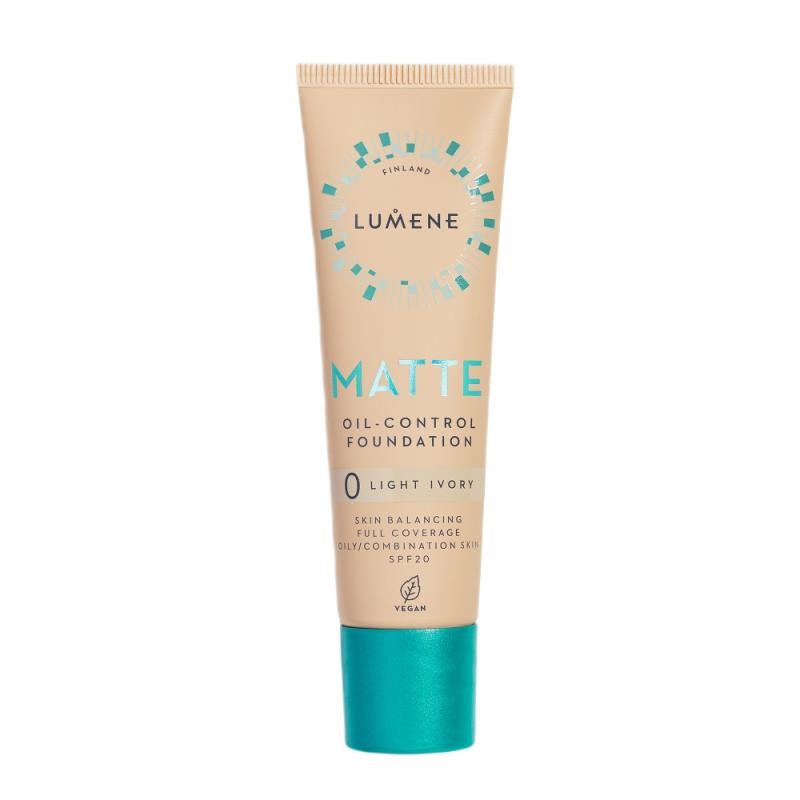 Lumene fondotinta viso opacizzante matte oil-control spf20 0 avorio chiaro 30 ml
