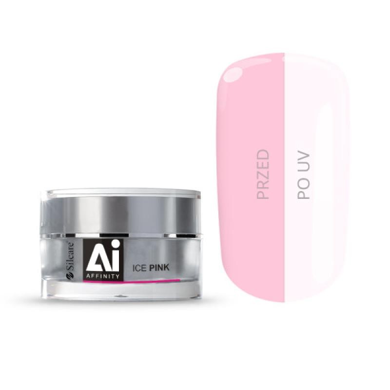 Silcare gel affinity gel per unghie monofasico medio denso ice pink 30 g