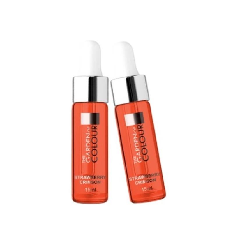 Silcare olio rigenerante per cuticole e unghie the garden of color, olio per unghie strawberry crimson 15 ml