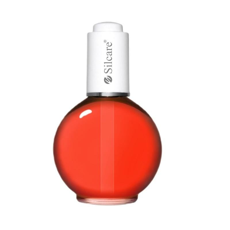 Silcare olio rigenerante per cuticole e unghie the garden of color, olio per unghie strawberry crimson 75ml