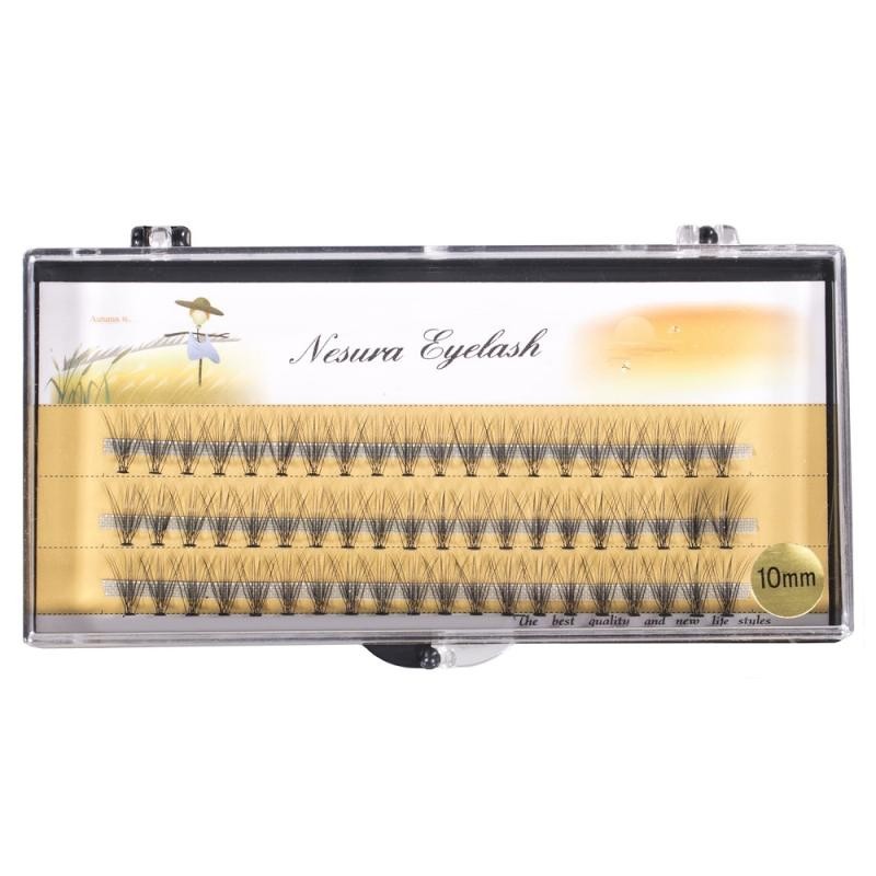 Sunone ciuffi di ciglia premium da 10 mm, 60 pezzi