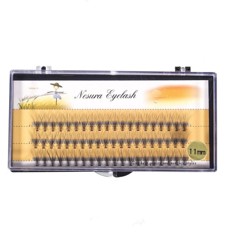 Sunone ciuffi di ciglia premium da 11 mm, 60 pezzi