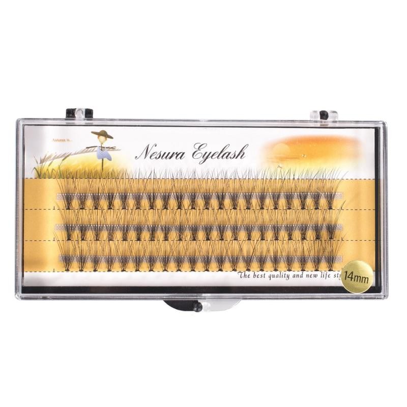 Sunone ciuffi di ciglia premium da 14 mm, 60 pezzi