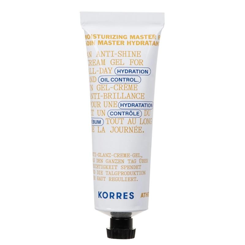 Korres crema-gel viso idratante per uomo athenian grooming 50ml