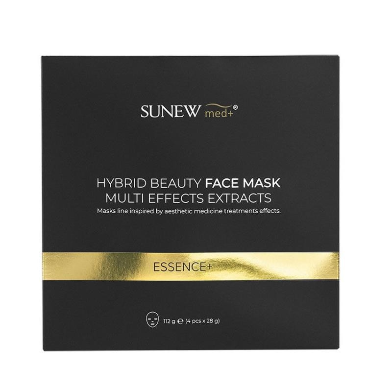 Sunewmed maschera essence+ con bava di lumaca e peptidi 4 pezzi