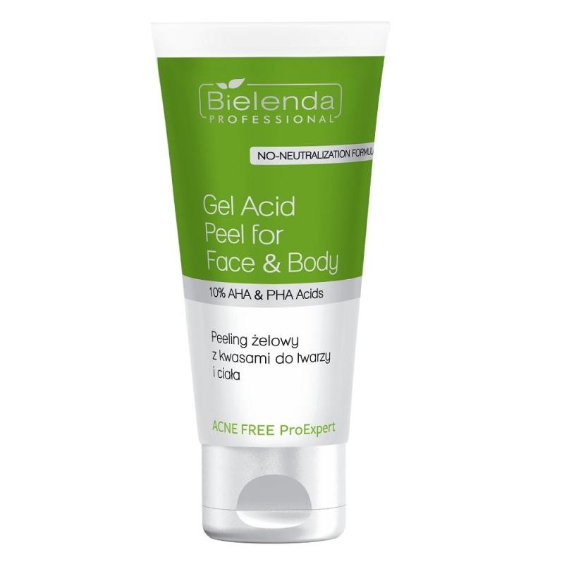 Bielenda professional gel peeling viso acne free pro expert 150 ml