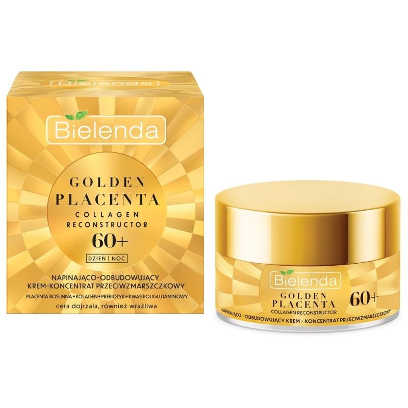 Bielenda professional crema viso rassodante e ricostruttiva golden placenta 60+ 50ml