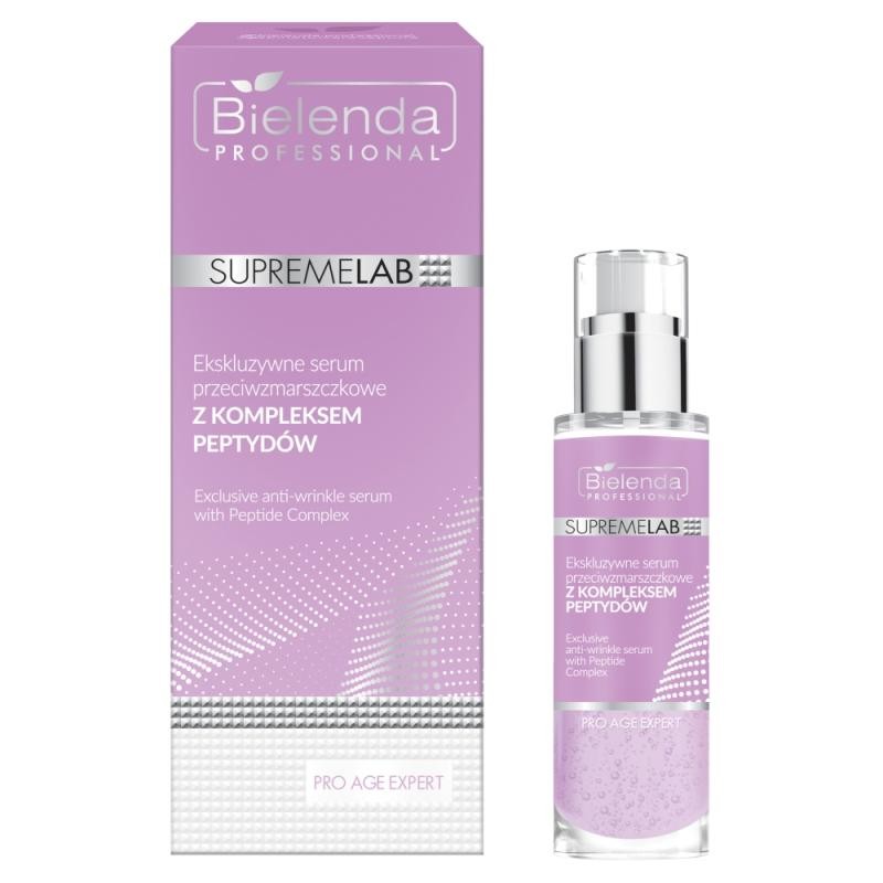 Bielenda professional supremelab pro age expert siero antirughe esclusivo con complesso peptidico 30 ml