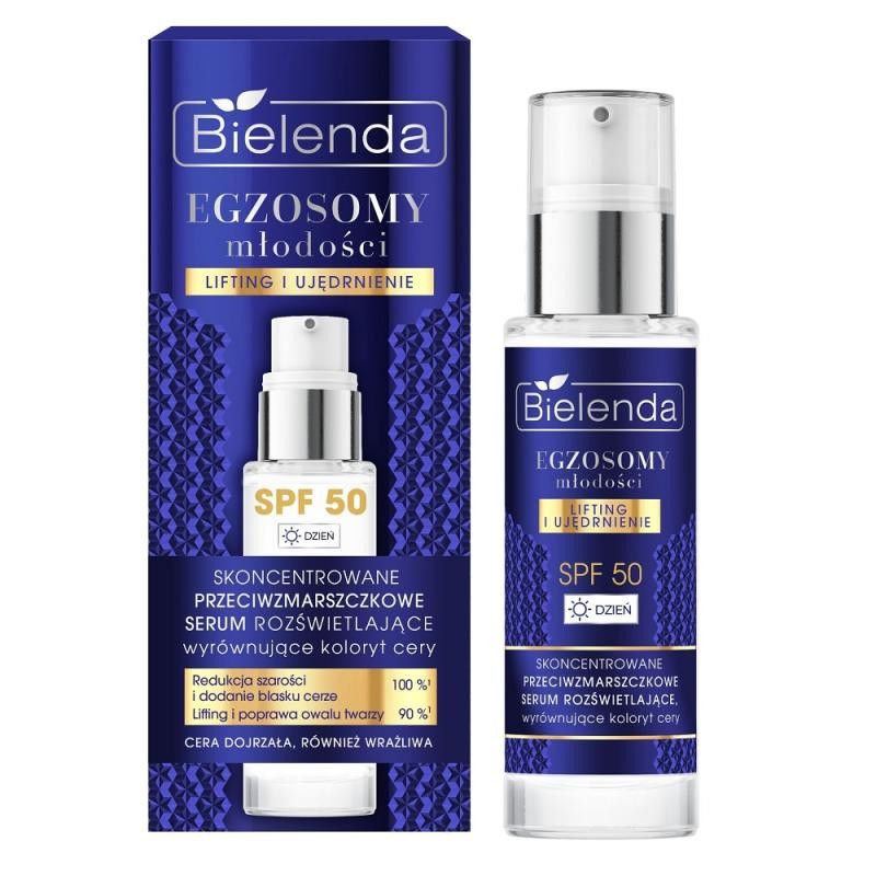 Bielenda exosomes of youth siero antirughe illuminante concentrato spf 50 30 ml