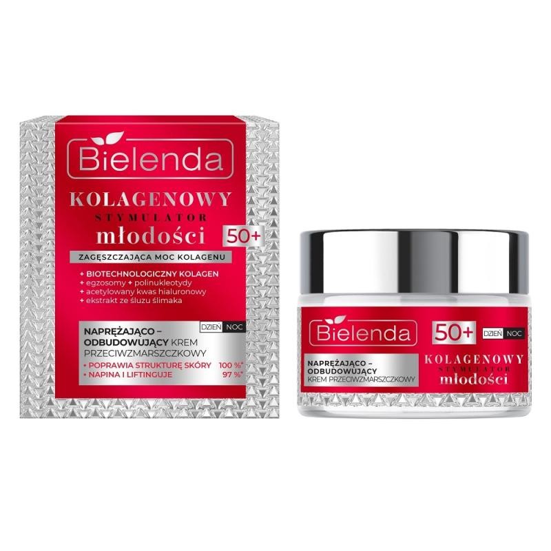 Bielenda crema antirughe collagen youth stimulator 50+ 50 ml