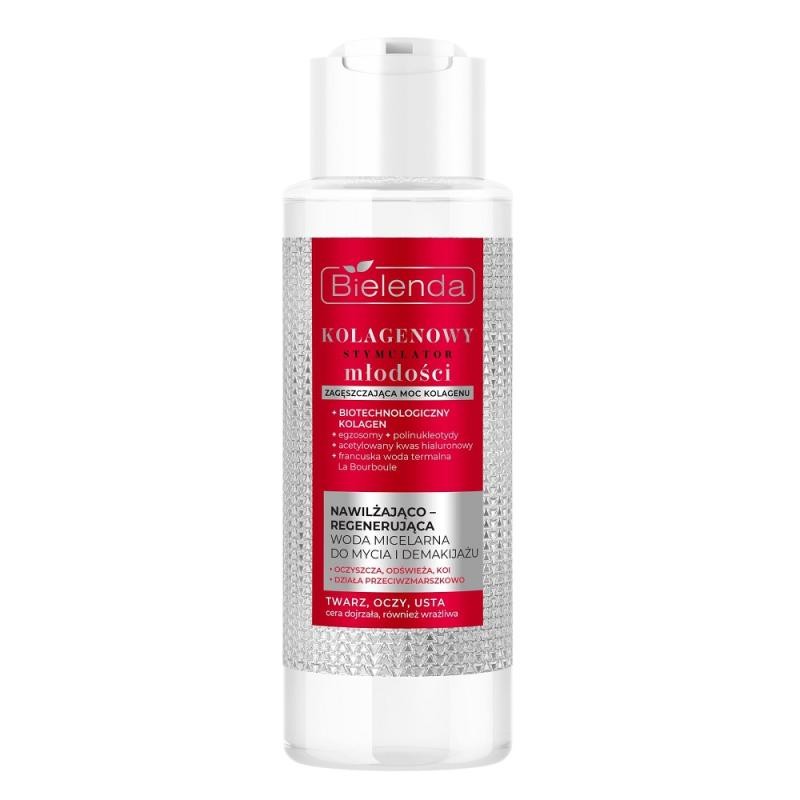 Bielenda acqua micellare collagen youth stimulator per detergere e struccare il viso 400 ml