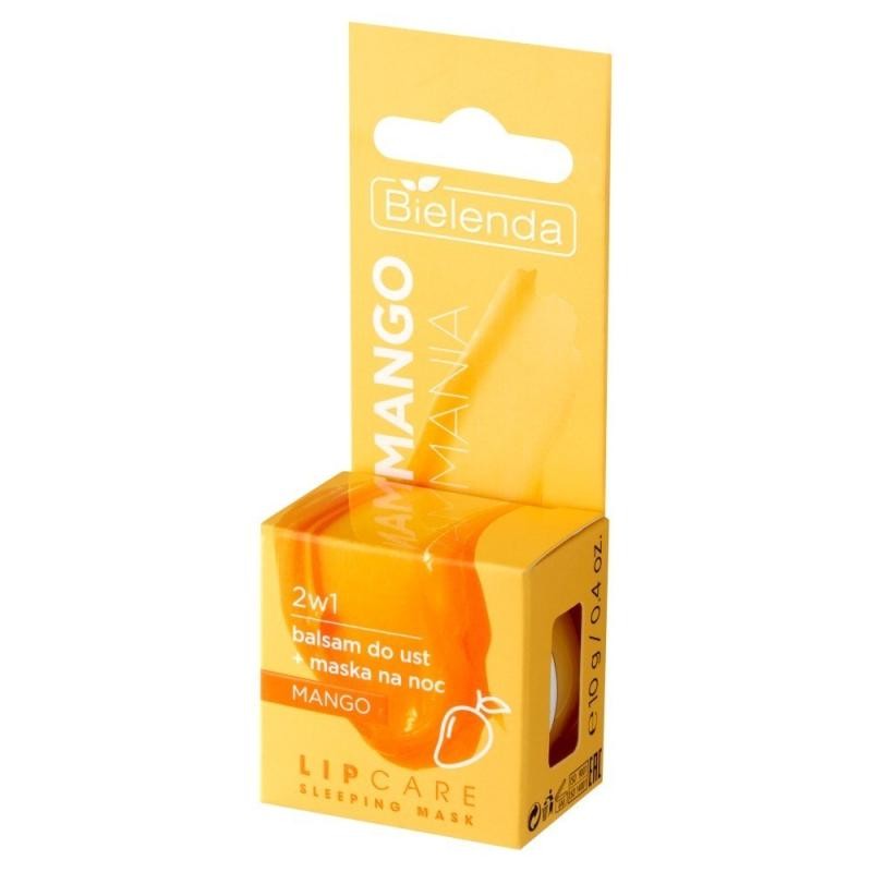 Bielenda balsamo labbra + maschera notte 2 in 1 melon mania 10 g