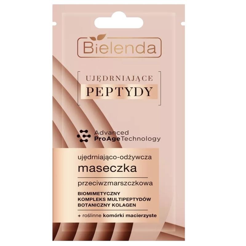 Bielenda maschera antirughe rassodante e nutriente firming peptides 8g