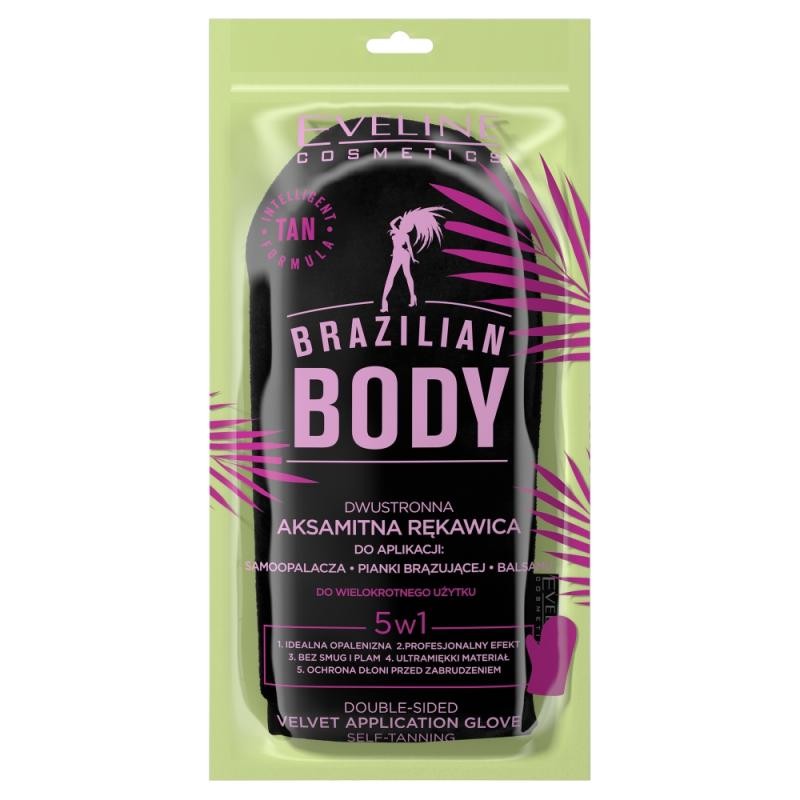 Eveline guanto autoabbronzante brazil body nero