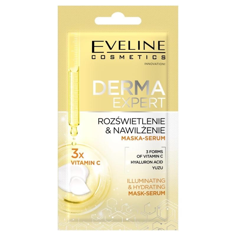 Eveline maschera-siero viso derma expert 8 ml
