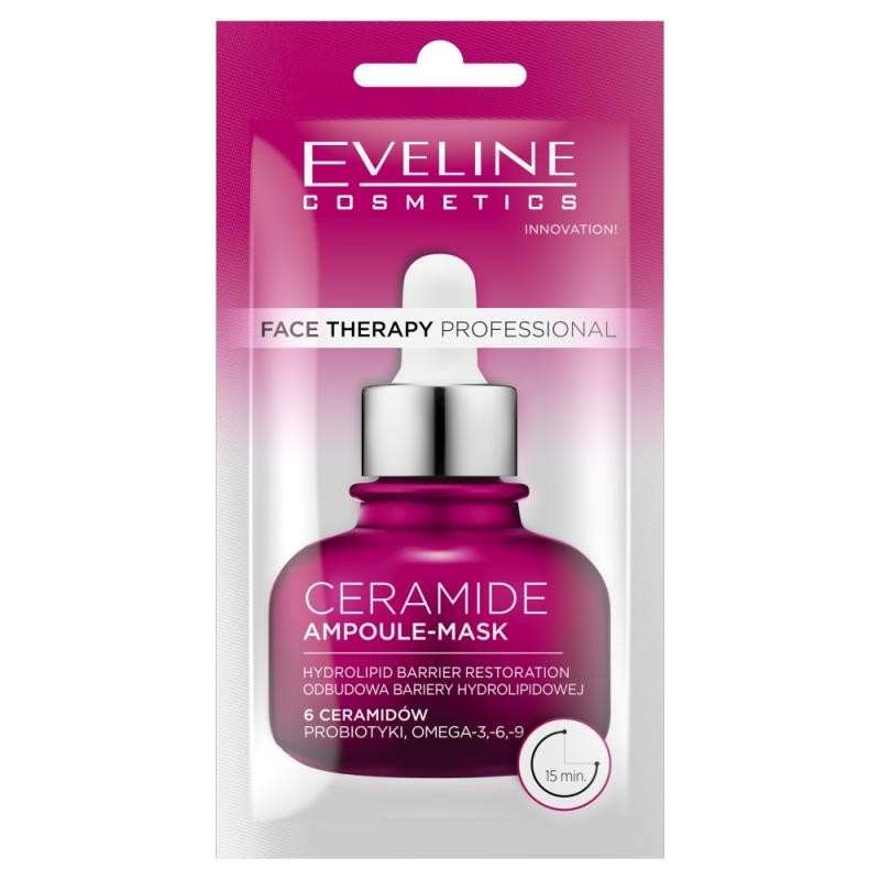 Eveline maschera viso rigenerante alla ceramide face therapy 8 ml