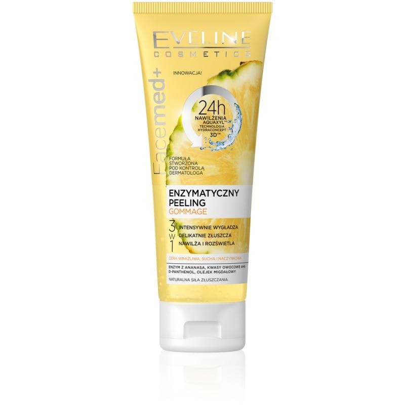 Eveline facemed+ peeling energizzante per pelli secche, sensibili e vascolarizzate gommage 50ml