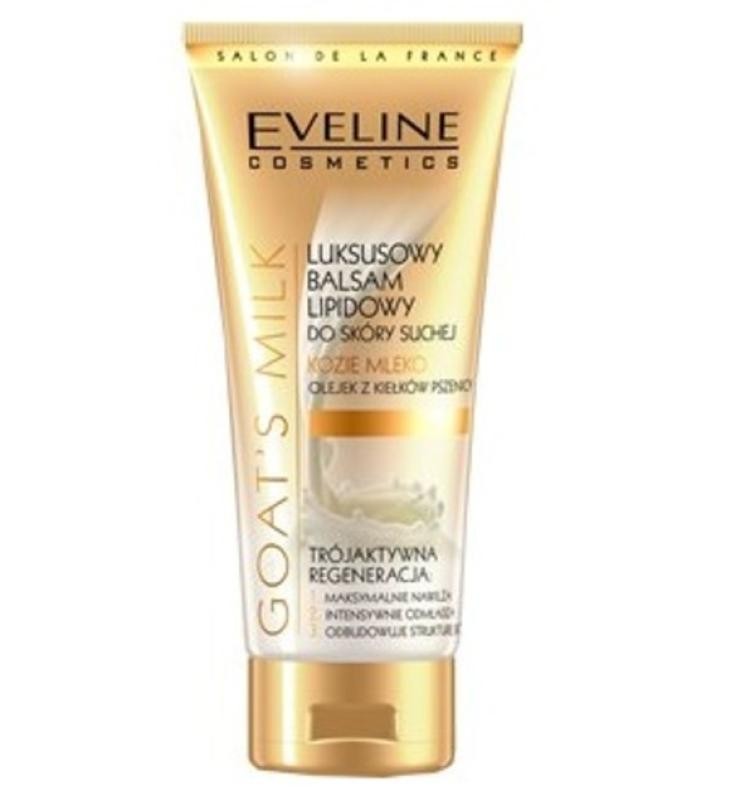 Eveline balsamo lipidico di lusso al latte di capra per pelle secca 200 ml