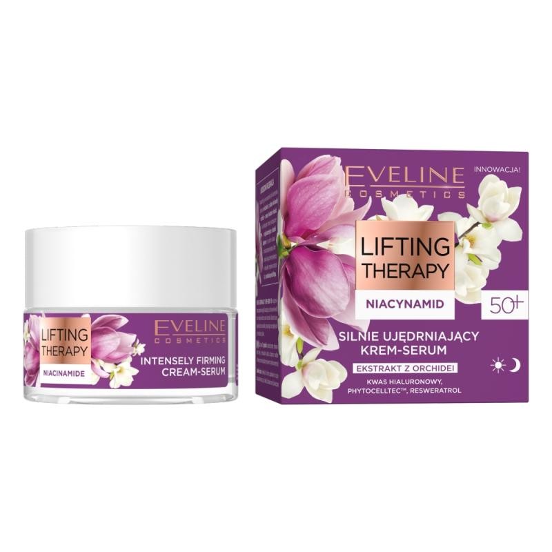 Eveline lifting therapy niacinamide 50+ crema-siero fortemente rassodante 50 ml