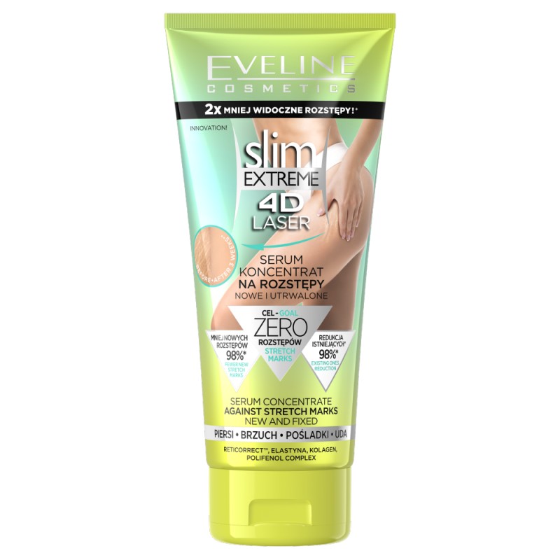 Eveline siero concentrato slim extreme 4d per smagliature nuove e consolidate 150 ml