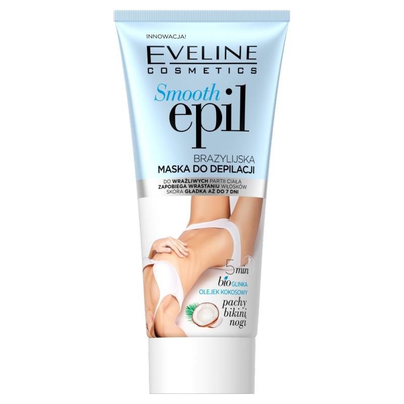 Eveline maschera depilatoria brasiliana smooth epil per gambe, bikini, ascelle 175 ml