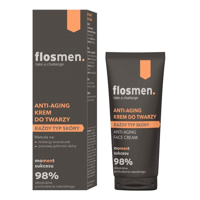 Floslek crema viso anti-età flosmen per tutti i tipi di viso 50 ml