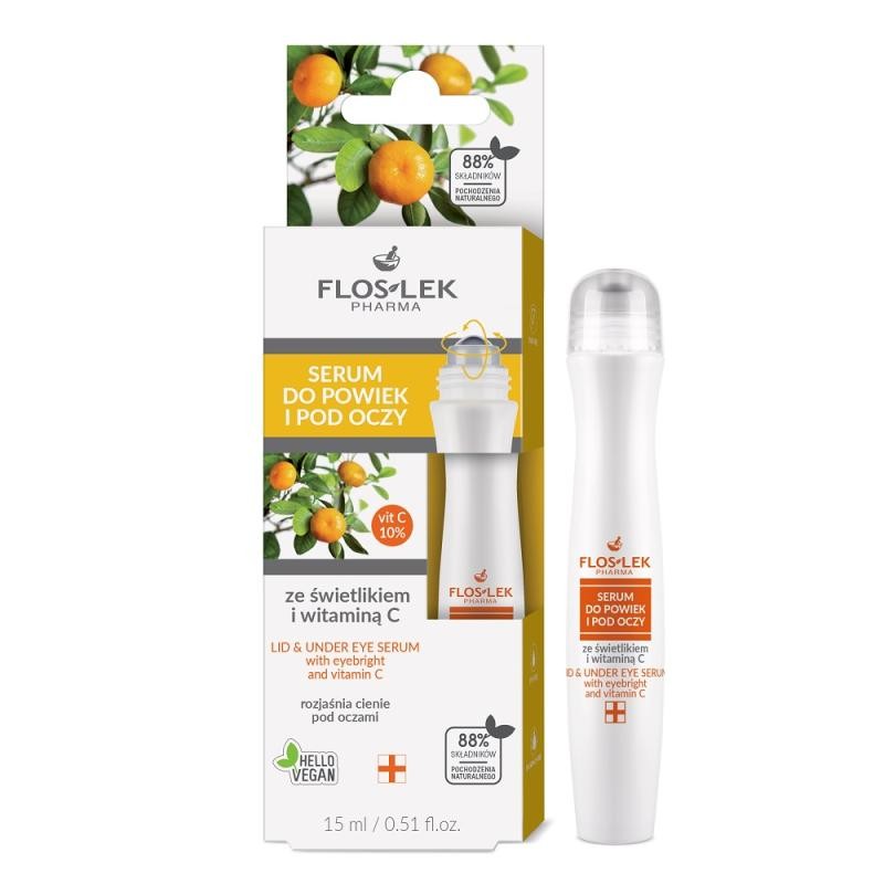 Floslek siero per palpebre e contorno occhi con eufrasia e vitamina c 15 ml