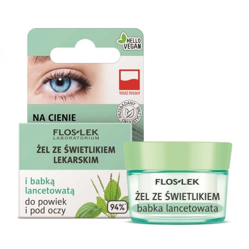 Floslek gel per palpebre e contorno occhi a base di eufrasia e piantaggine lanceolata 10 g