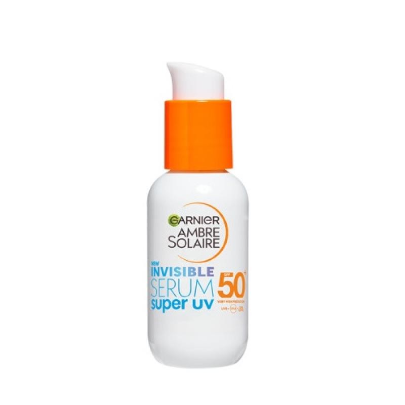 Garnier ambre solaire invisible super uv serum siero protettivo per viso spf50 30ml