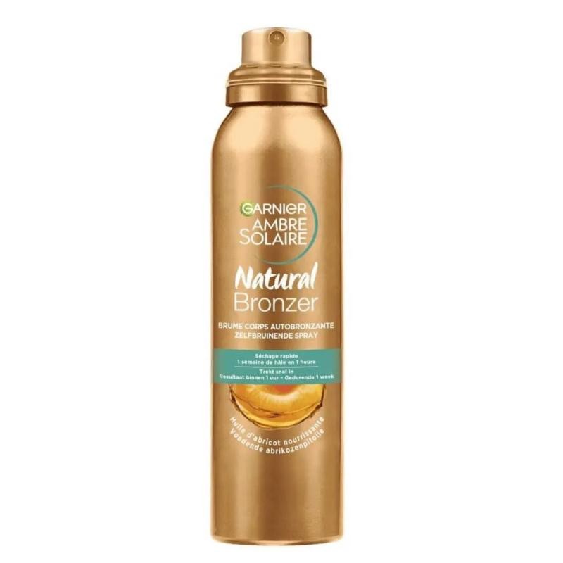 Garnier ambre solaire natural bronzer, spray autoabbronzante per il corpo 150 ml